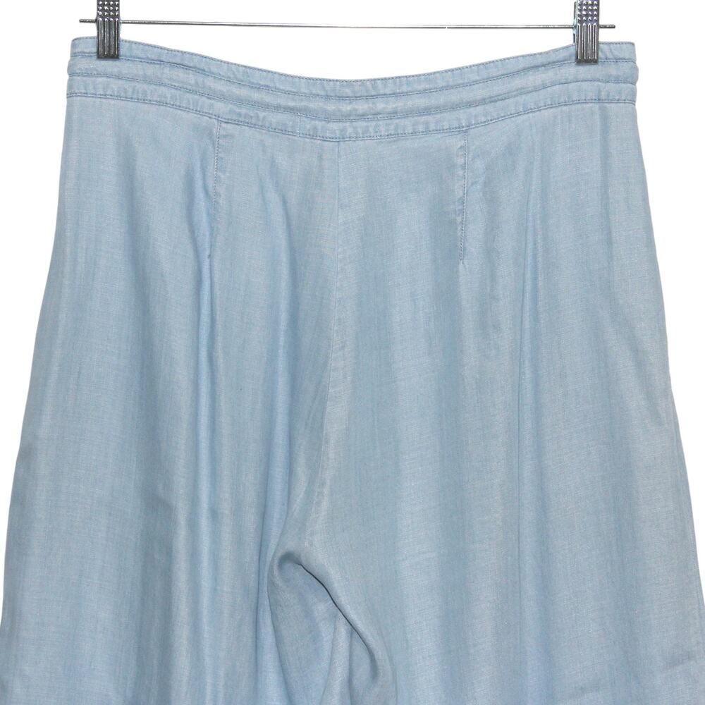 Guess Wide Leg Pant Light Blue Size Large - Picture 5 of 7